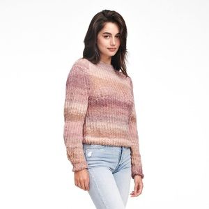Women's Pink Gradient Sweater